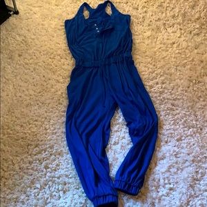 Royal blue jumpsuit